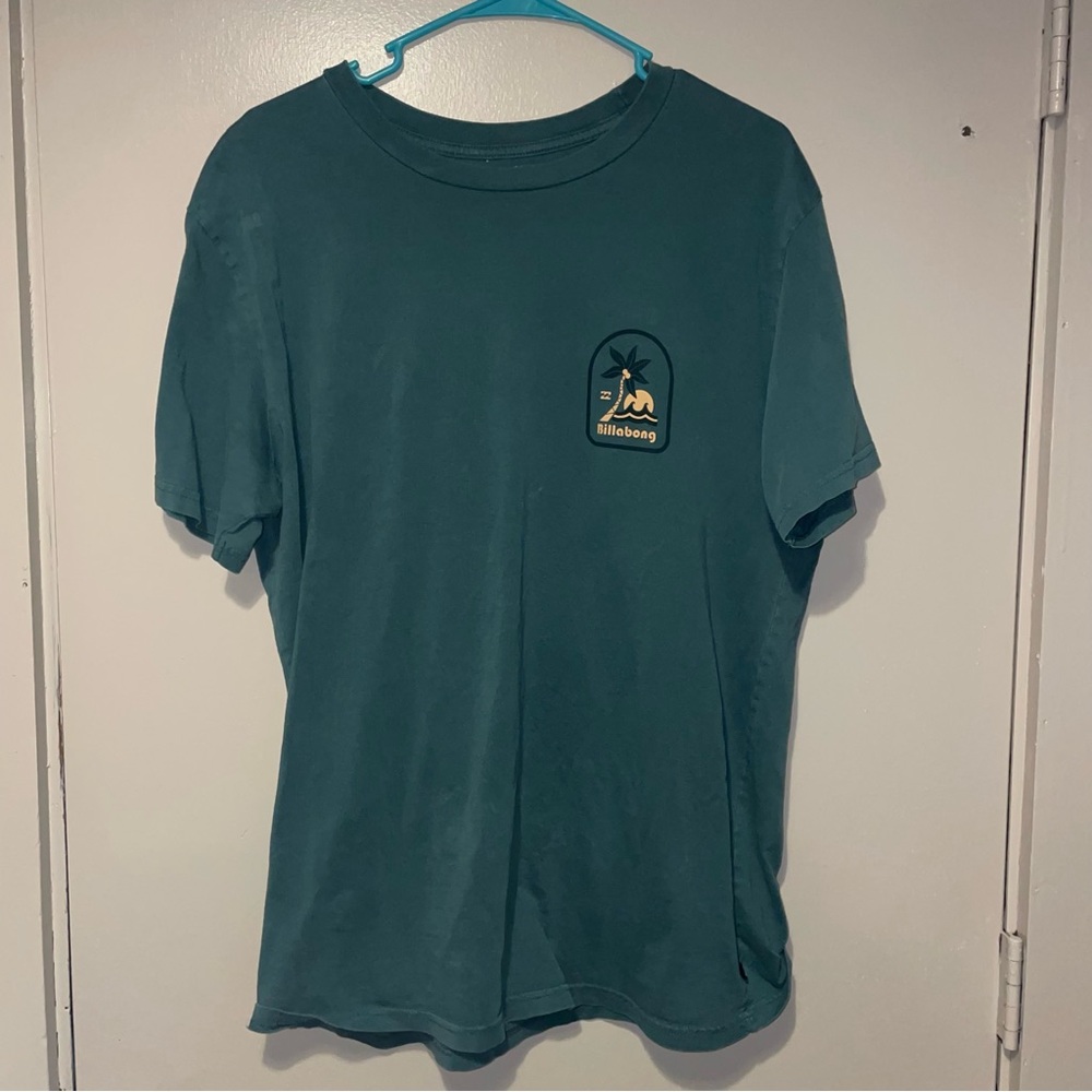 Billabong Men's Teal T-Shirt